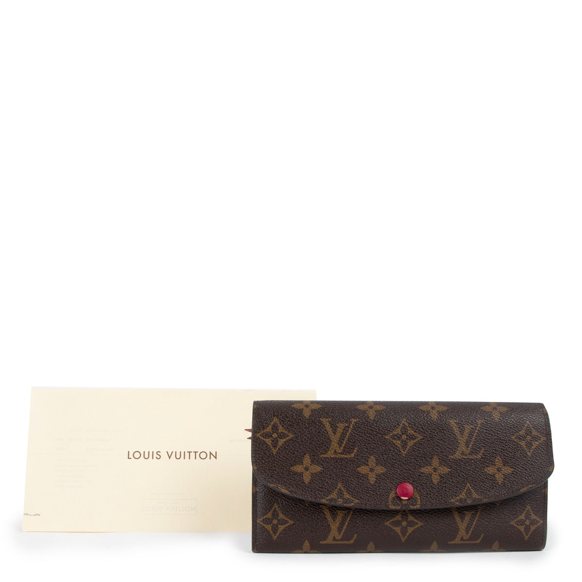 Louis Vuitton Emilie Wallet Monogram Canvas Fuchsia