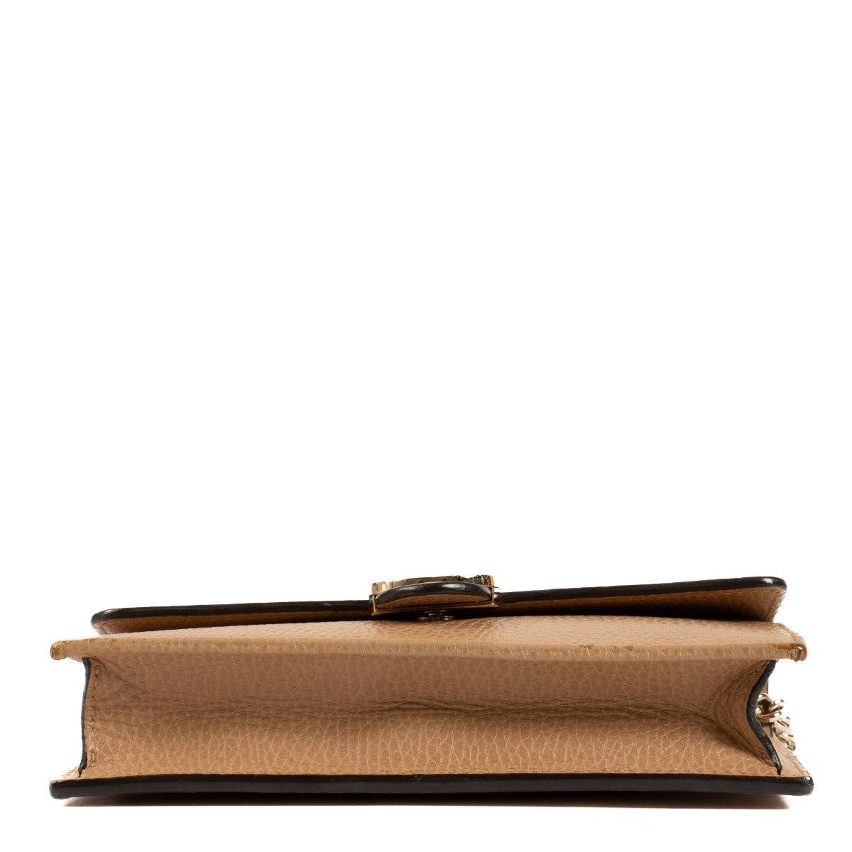 Sac bandoulière portefeuille à chaîne Gucci beige