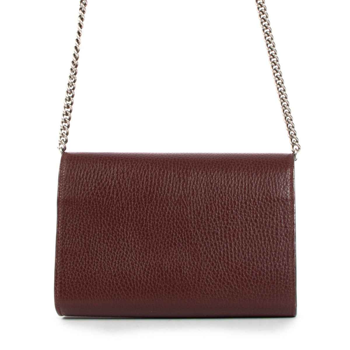 Sac Gucci Dionysus en cuir bordeaux à chaîne
