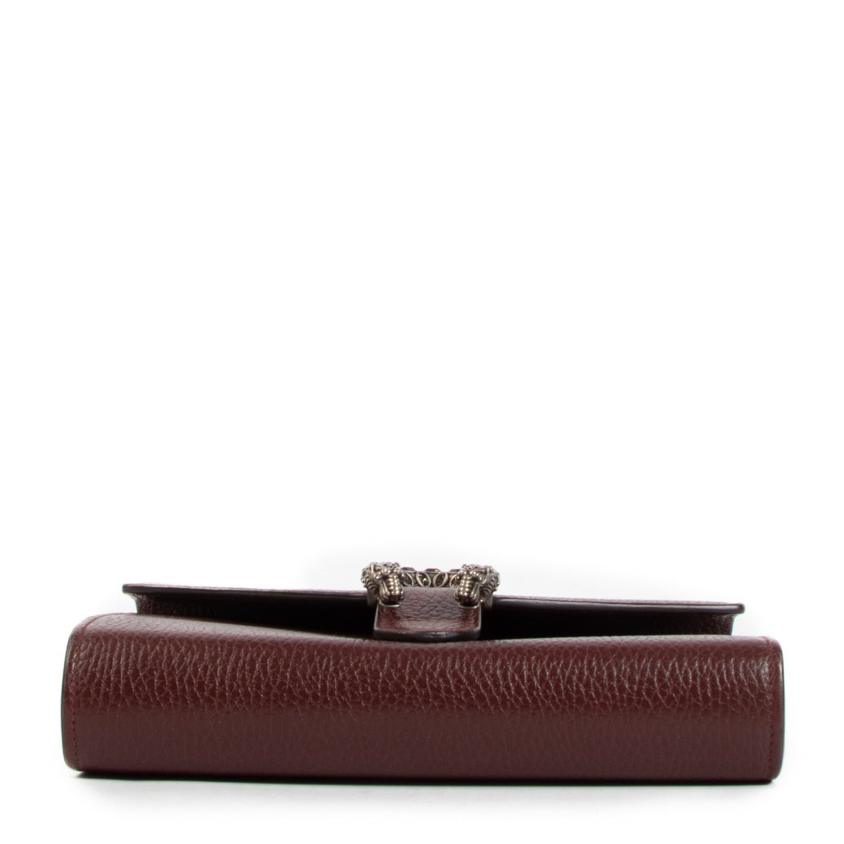 Sac Gucci Dionysus en cuir bordeaux à chaîne