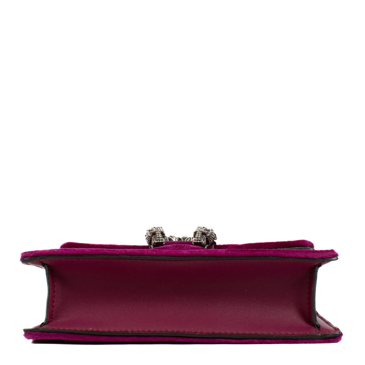 Gucci Paarse Fluweel Super Mini Dionysus Tas