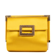 Roger Vivier Bouquet Embellished Satin Clutch