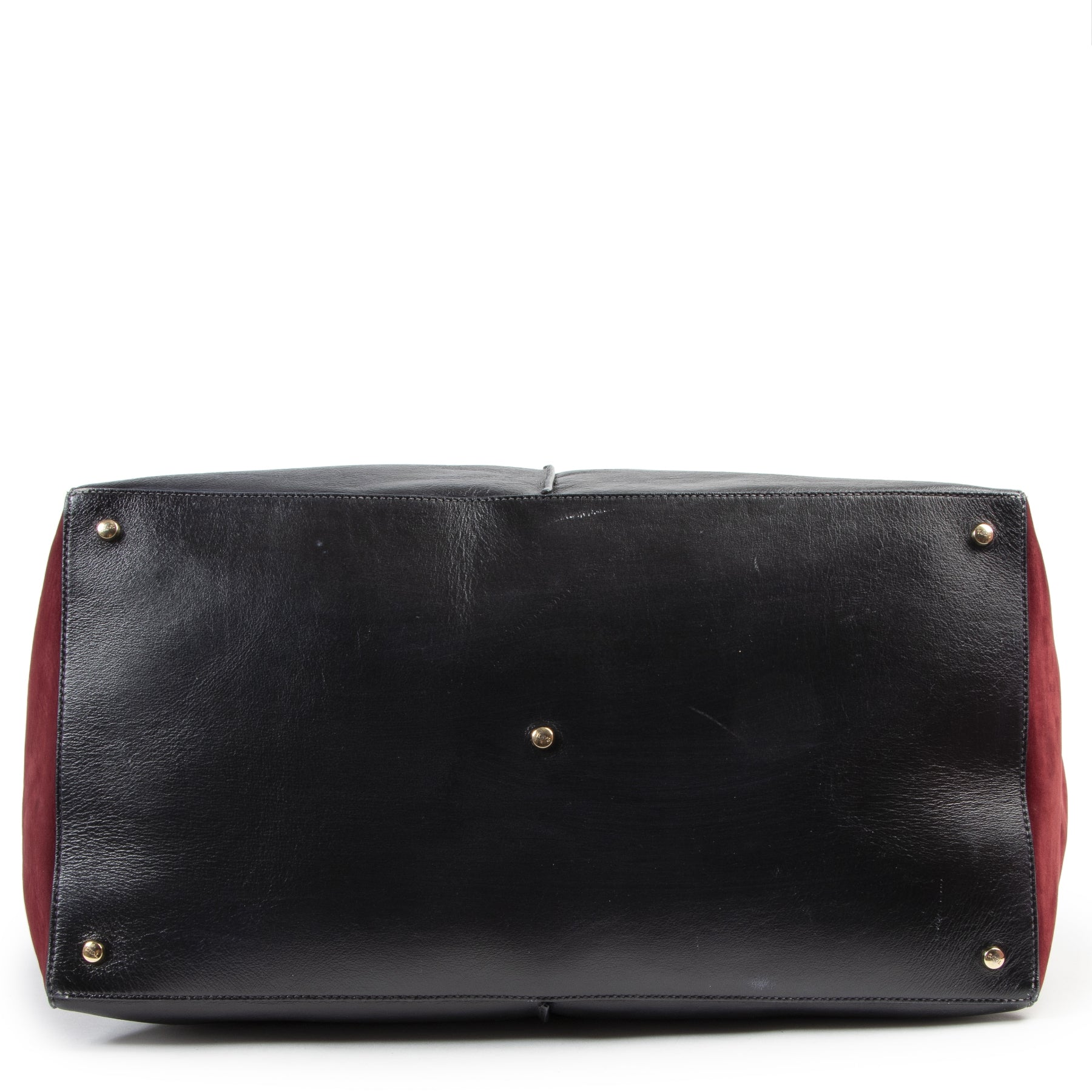 Tod's Two-Tone Suede and Leather Travel Bag for sale online at Labellov secondhand luxury
