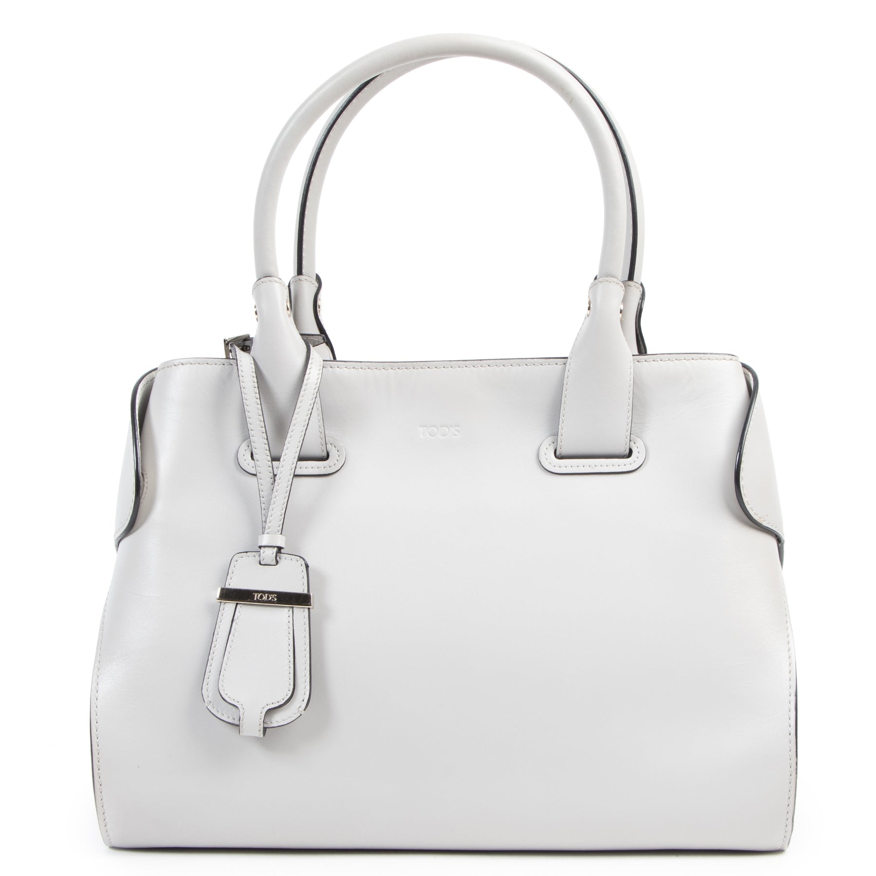 Tod's Soft Grey Soulder Bag pour le meilleur prix chez Labellov à Anvers Belgique