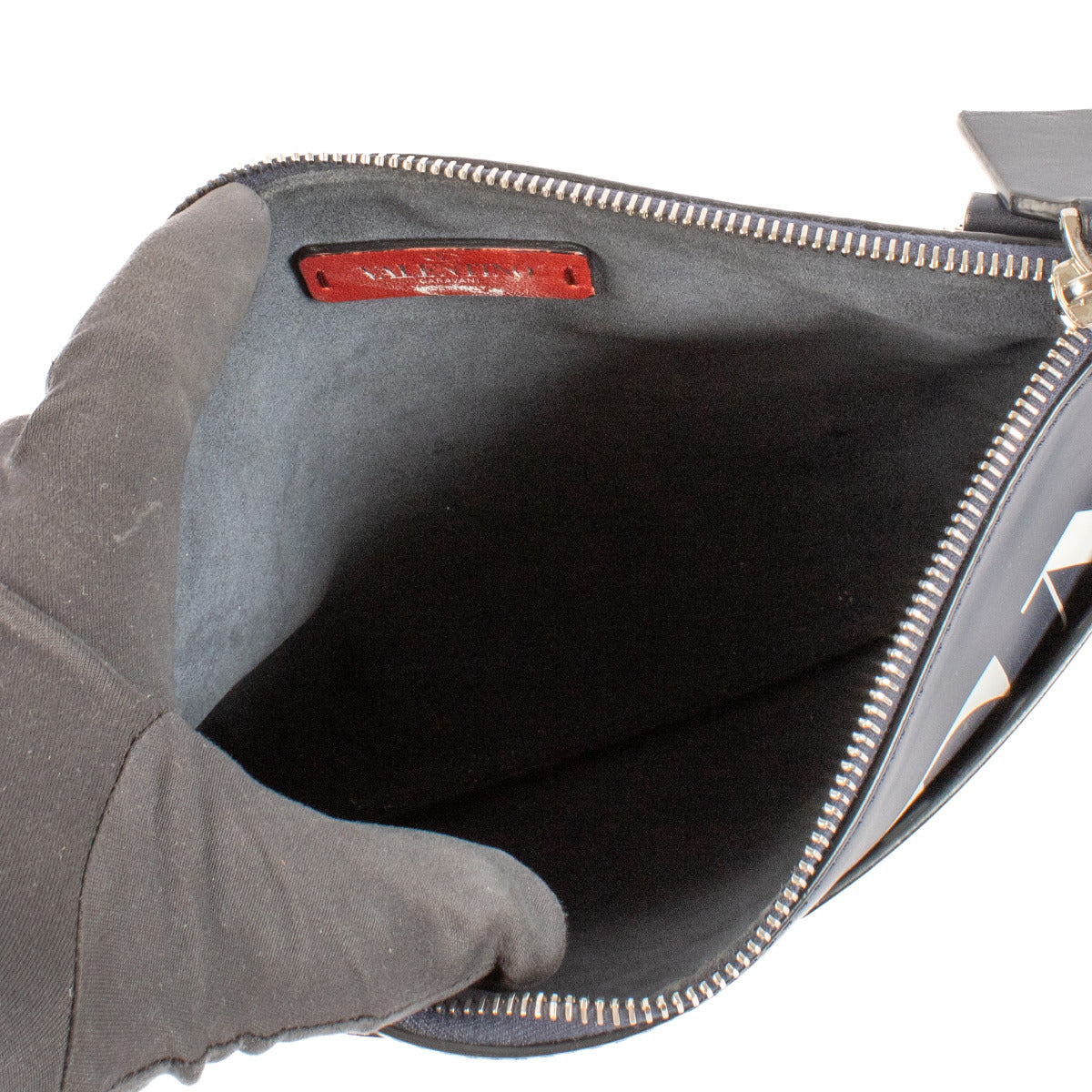 Pochette Valentino Garavani VLTN bleue