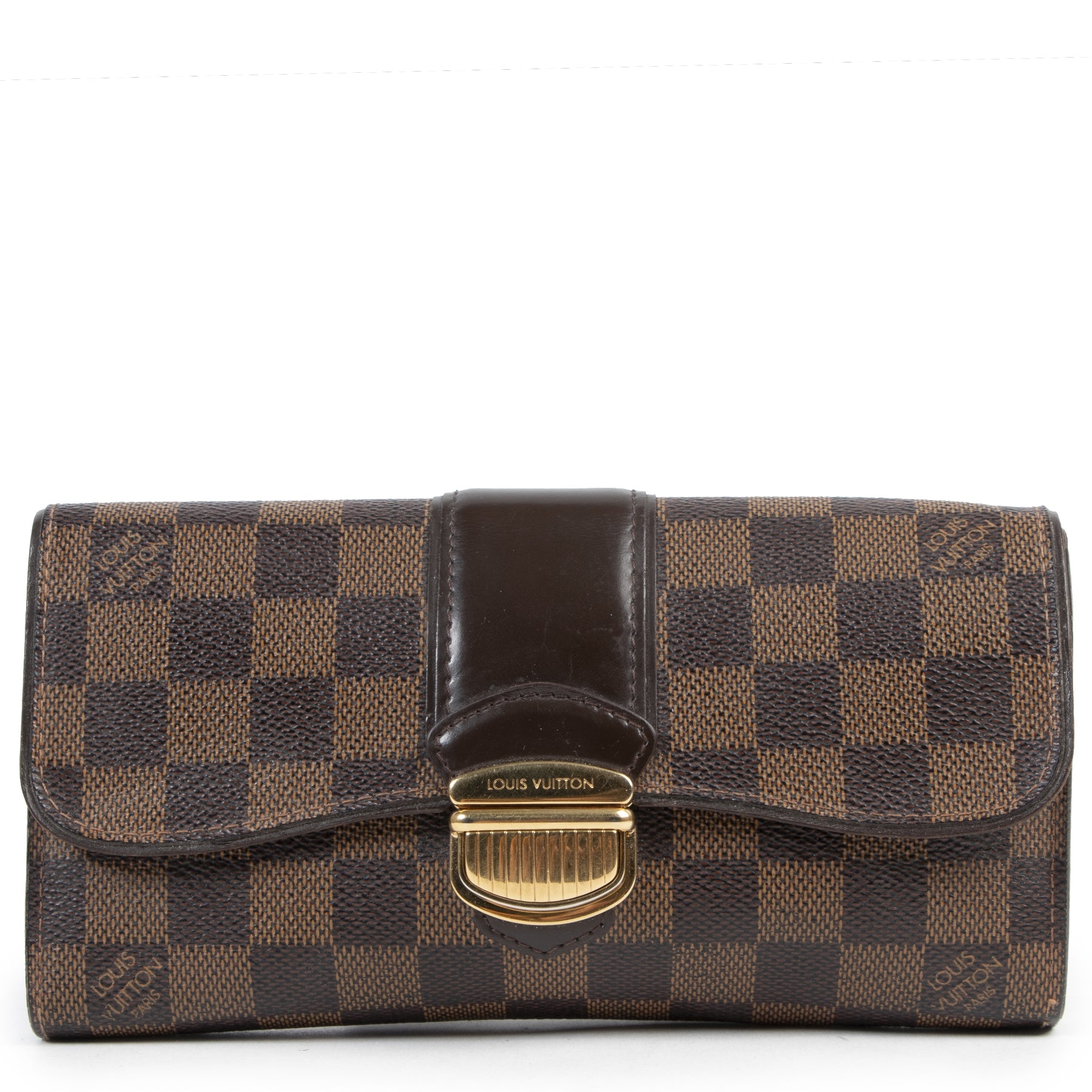 Louis Vuitton Damier Ebene Sistina Wallet