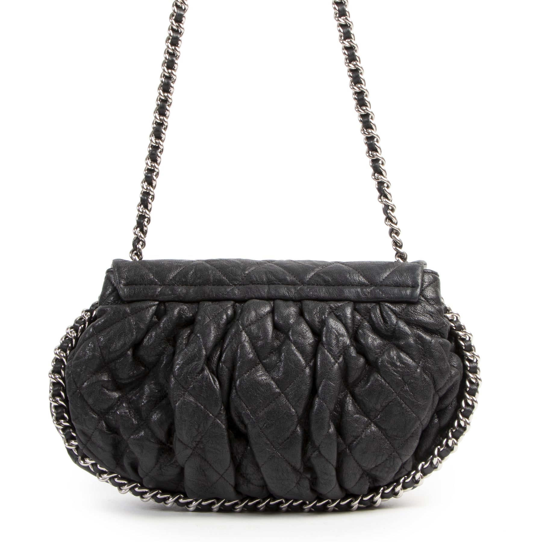 Chanel Black Chain Around Flap Bag for sale online at Labellov secondhand luxury