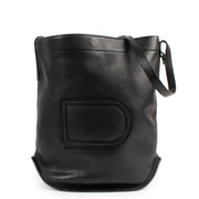 Shop safe online at Labellov in Antwerp this 100% authentic second hand Delvaux Black Le Pin Crossbody Bag