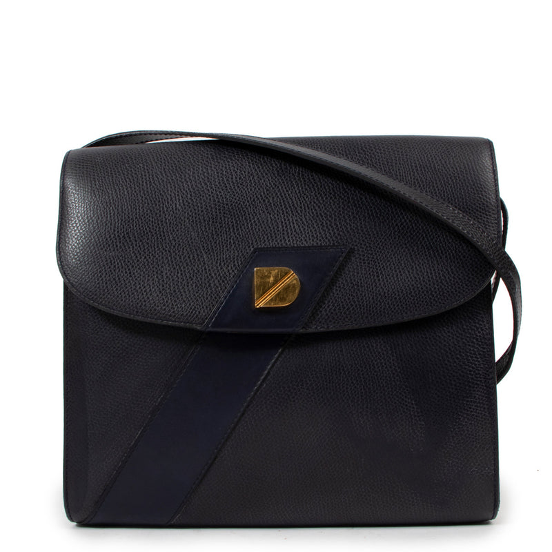 Delvaux Blue Vintage Crossbody Bag