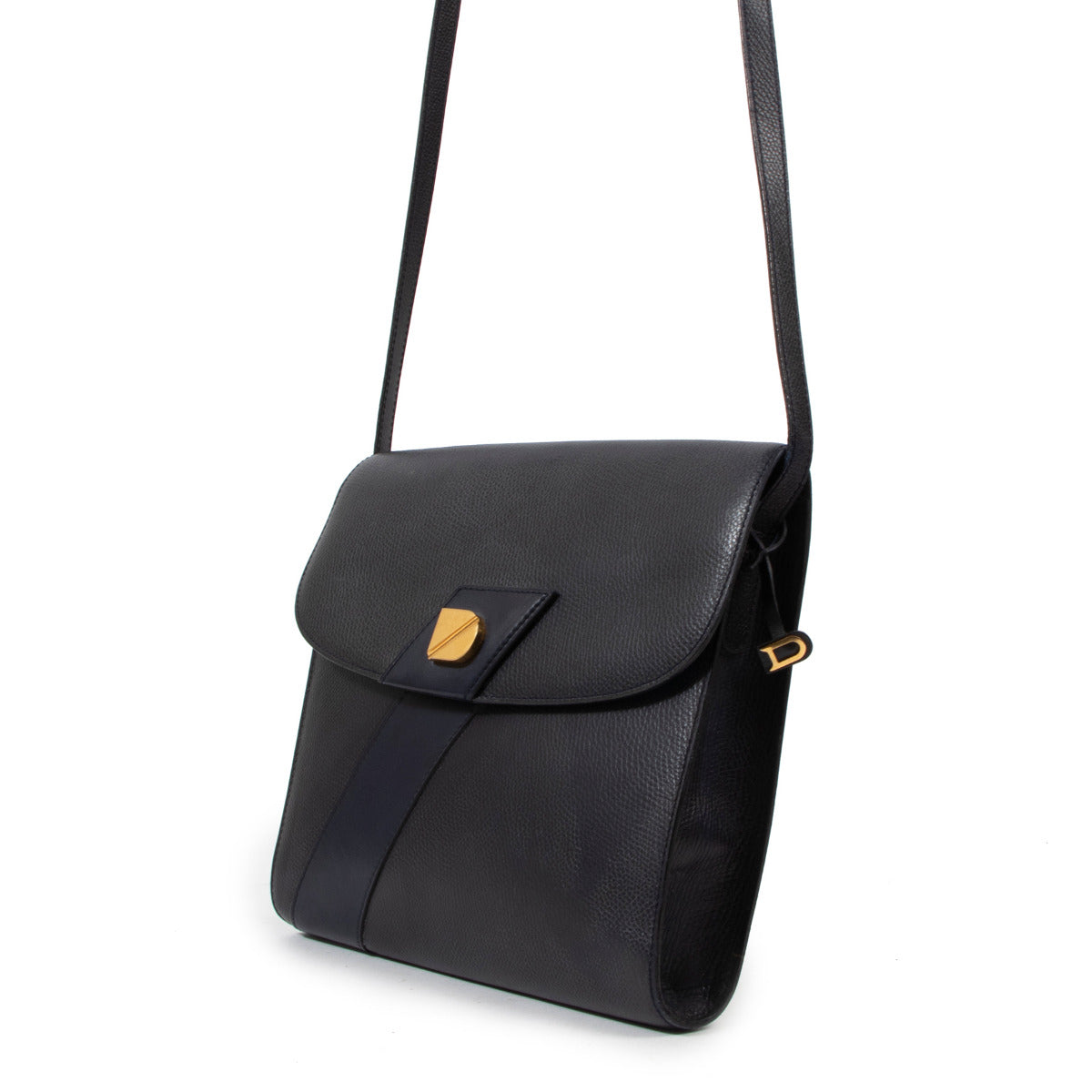 Delvaux Blauwe Vintage Crossbodytas