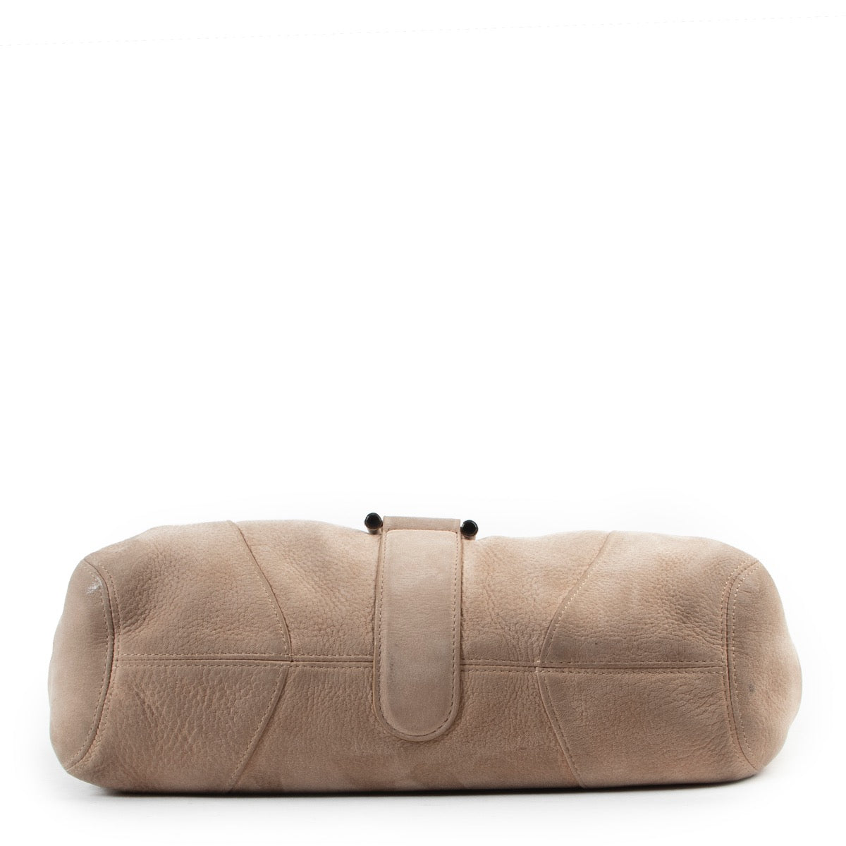 Sac bandoulière Delvaux Chablis PM en nubuck beige