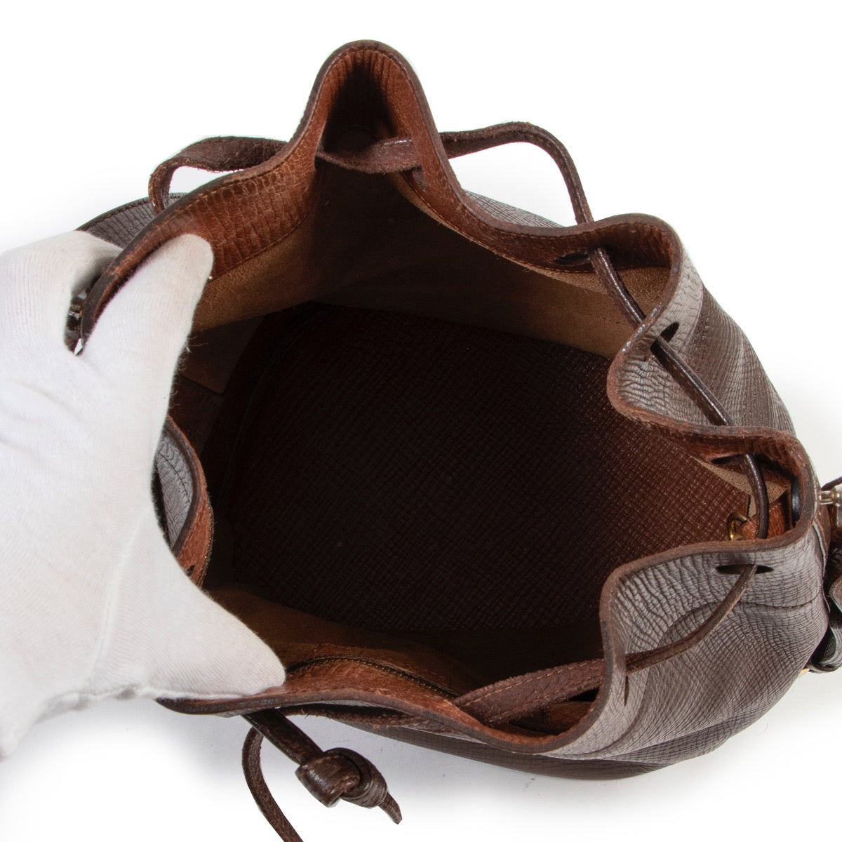 Sac seau Delvaux marron