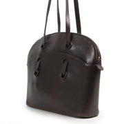 Delvaux Brown Leather Shopper for sale online at Labellov secondhand luxury