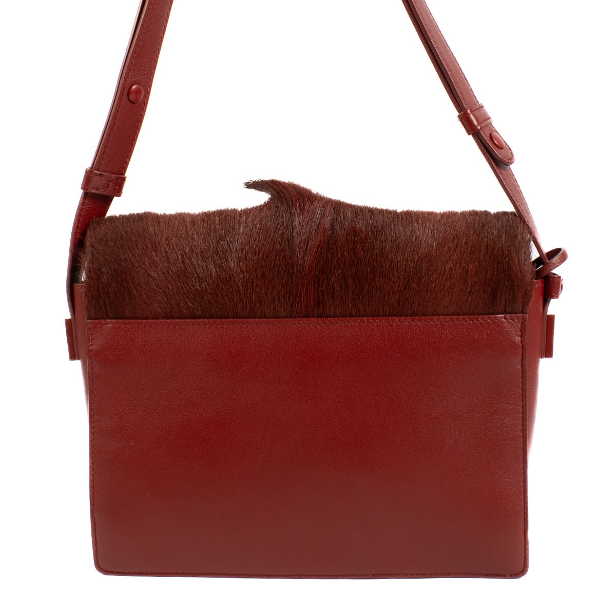 buy 100% authentic pre loved Delvaux Burgundy Springbok Madame PM Crossbody on Labellov.com