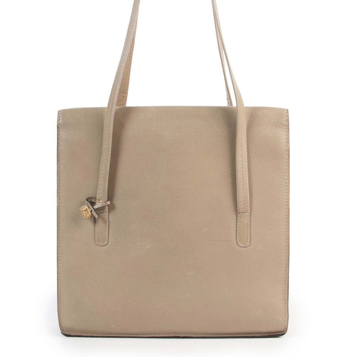 acheter en ligne seconde main Delvaux Taupe Shoulder Bag