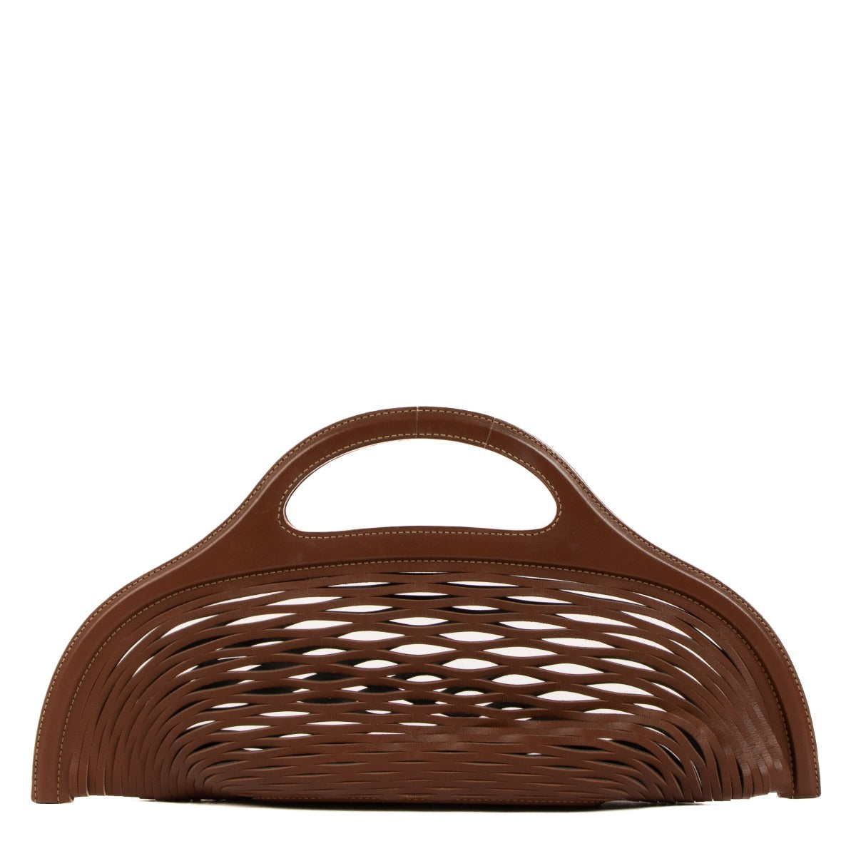 Delvaux Charles Kaisin Brown The Baskset Bag