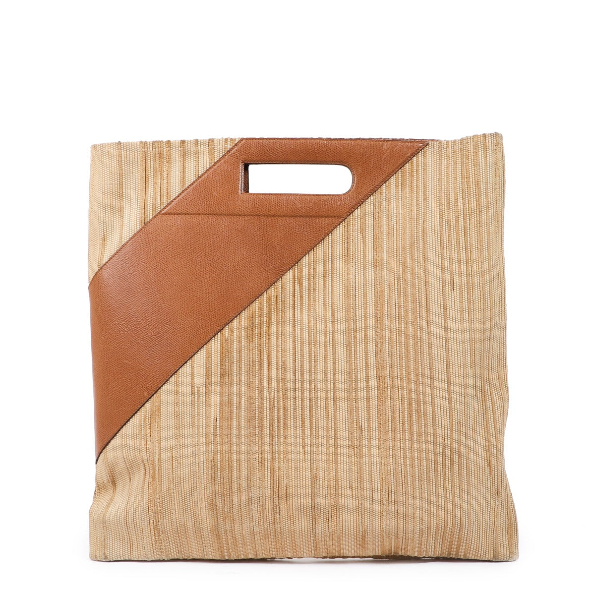 Delvaux Vintage Toile de Cuir Tote Bag