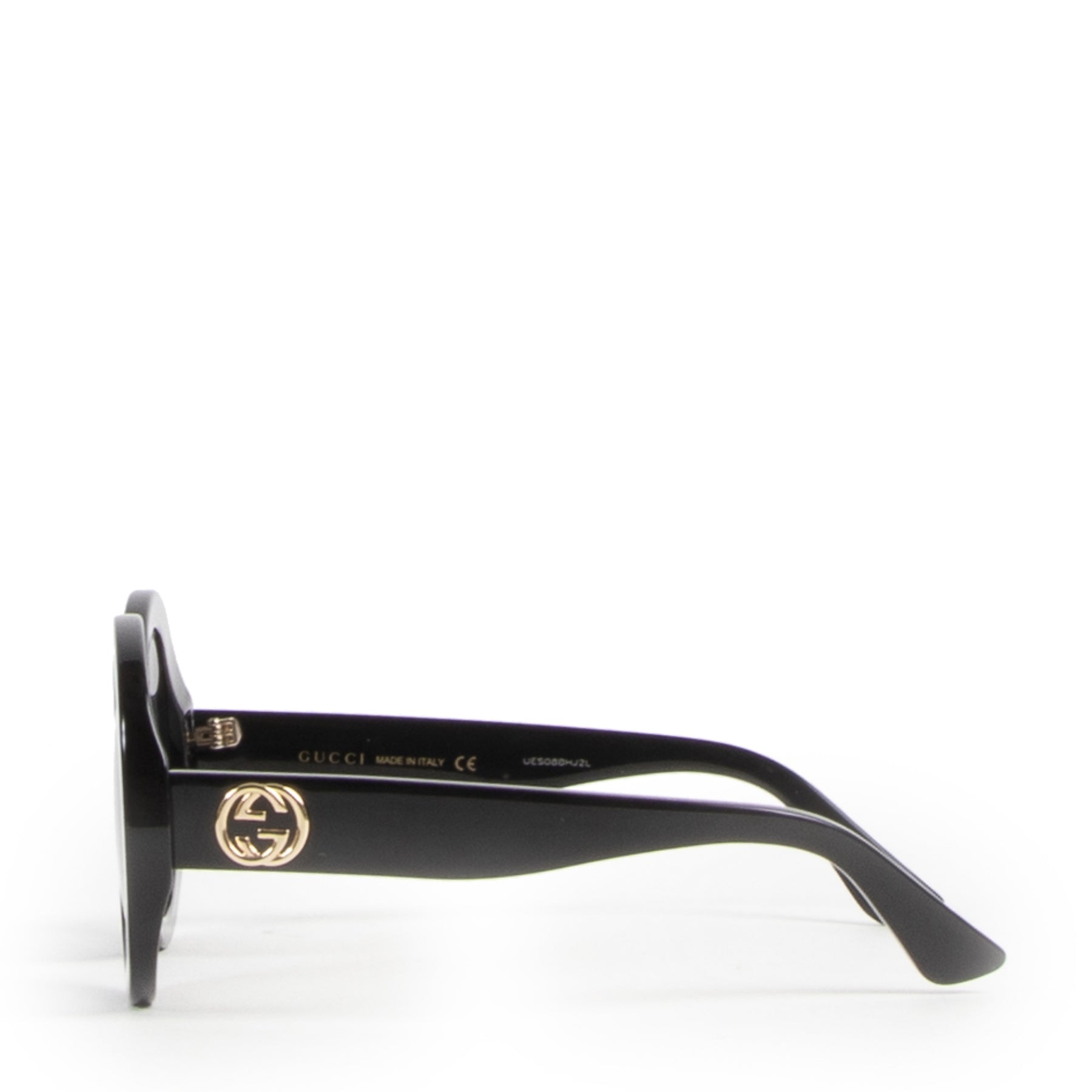 Gucci Black Round Sunglasses pour le meileur prix