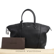 shop safe online Louis Vuitton Black Veau Cashemire Soft Lockit MM