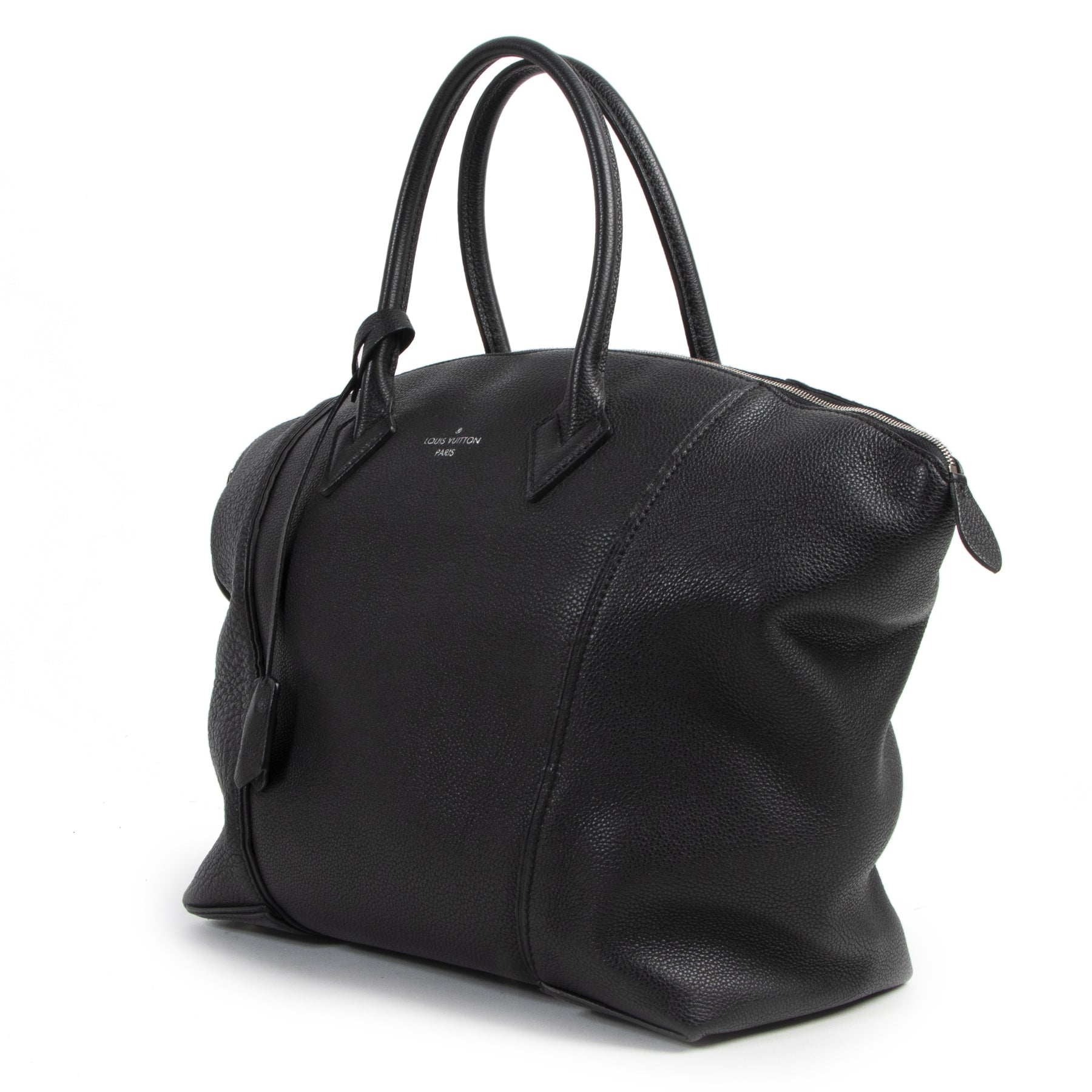Louis Vuitton Black Veau Cashemire Soft Lockit MM