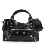 Balenciaga Black Giant City PHW for sale online at Labellov secondhand luxury