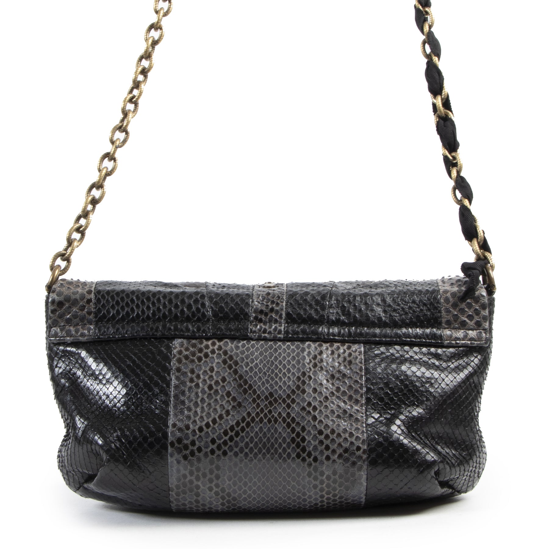 Lanvin Python Patchwork Happy Bag