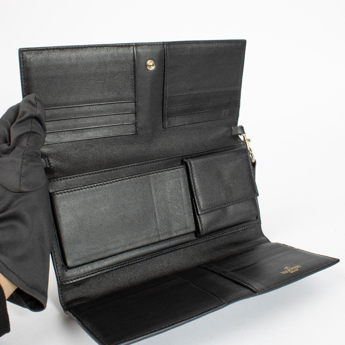 Shop the authentic Valentino Garavani Black Rockstud Shoulder Bag at Labellov.com
