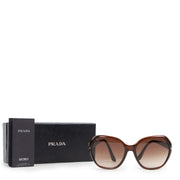 Authentic secondhand Prada Brown Pattern Sunglasses designer bags fashion luxury vintage webshop safe secure online shopping
