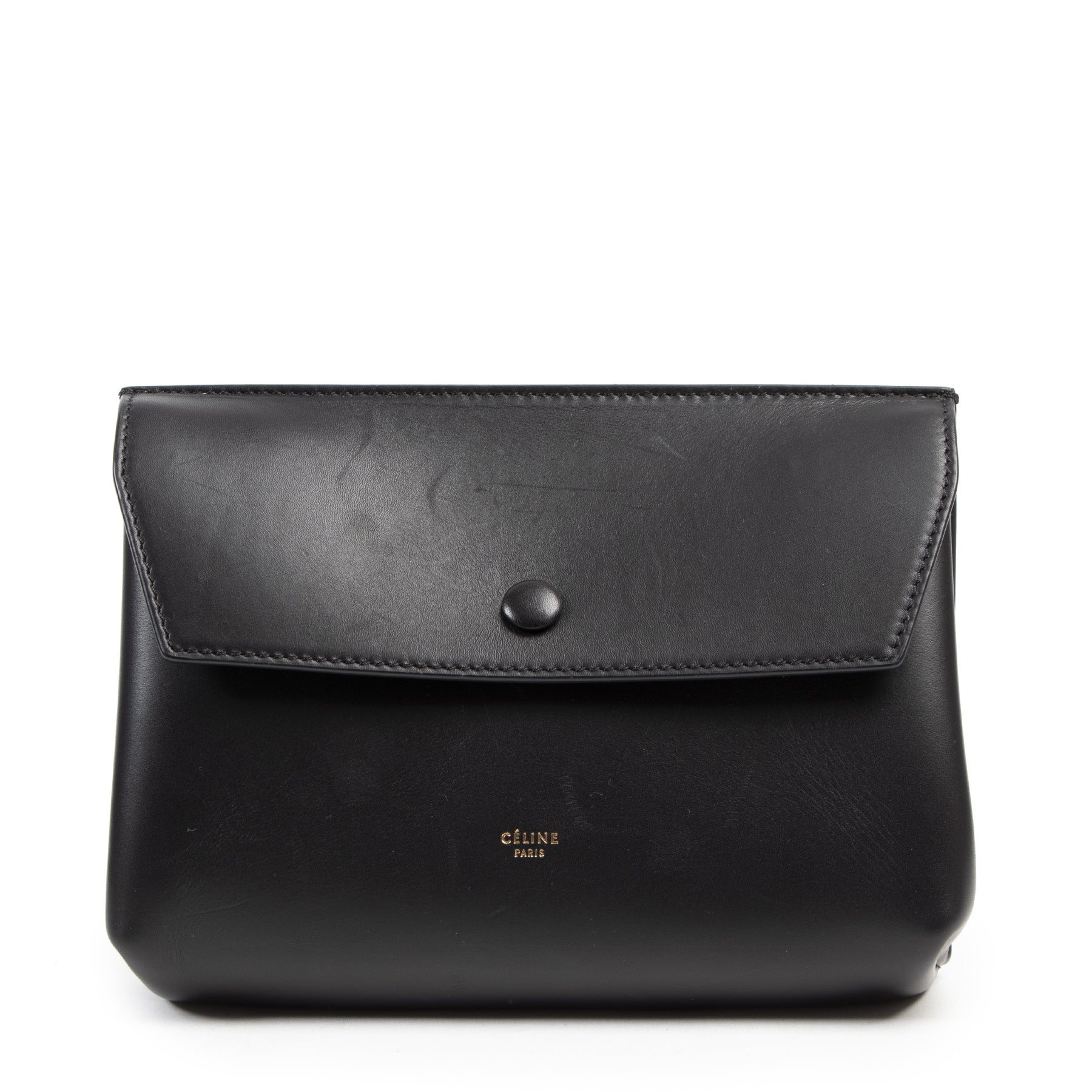 skip the waitinglist and shop safe online Celine Tie Knot Medium Black Python Tote