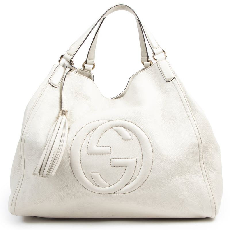 Gucci Soho Large Cream Shopper Bag for the best price at Labellov secondhand luxury