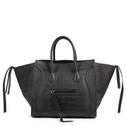 Celine Medium Croc Embossed Luggage