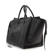 Celine Medium Croc Embossed Luggage