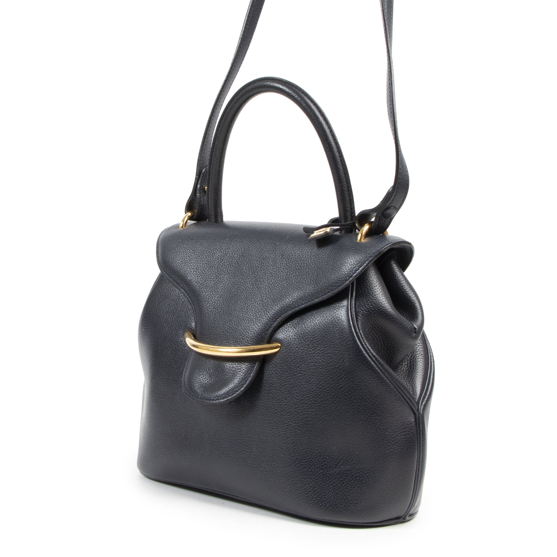 Delvaux Dark Blue Baltimore Pm