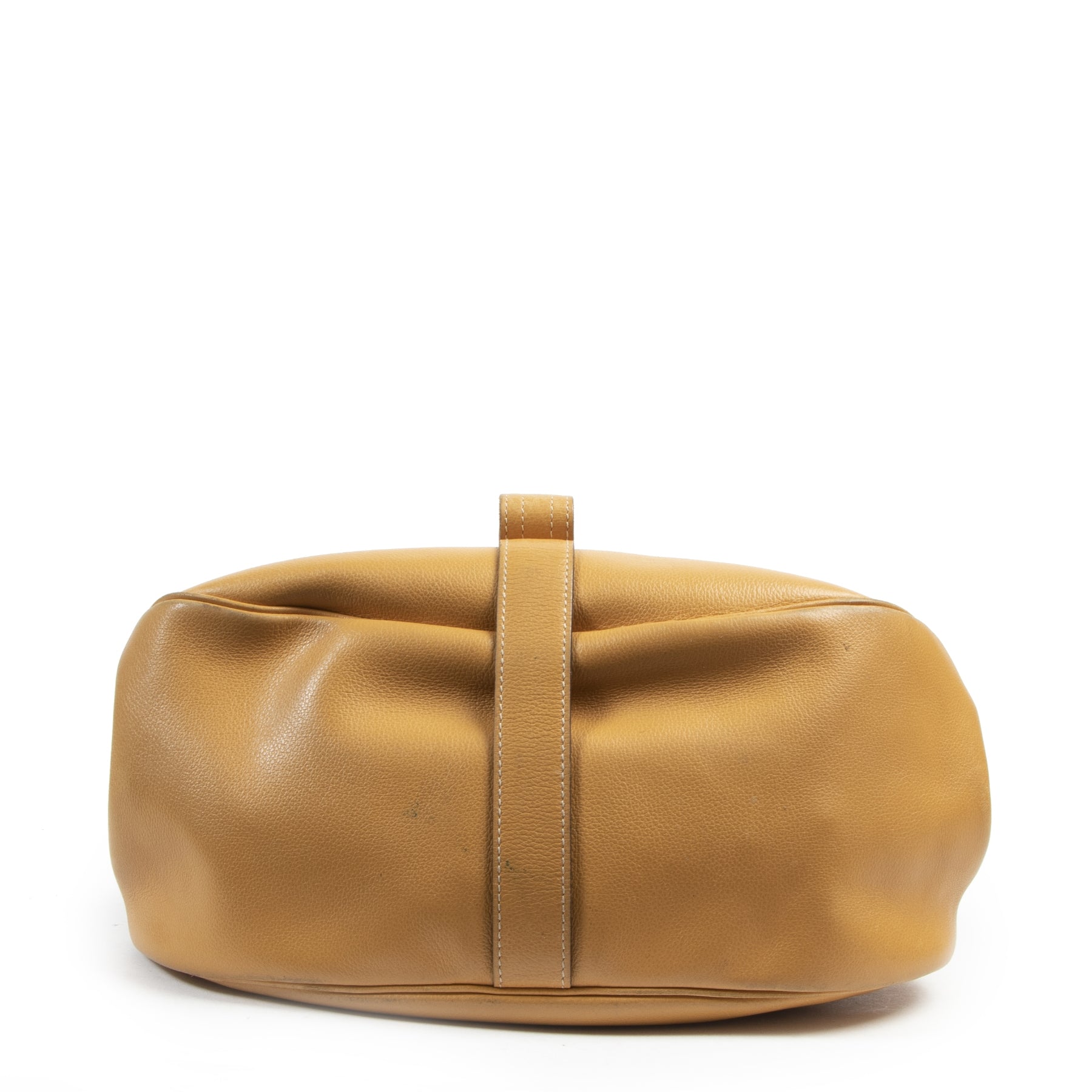 Sac Cerceau Delvaux Jaune Ocre