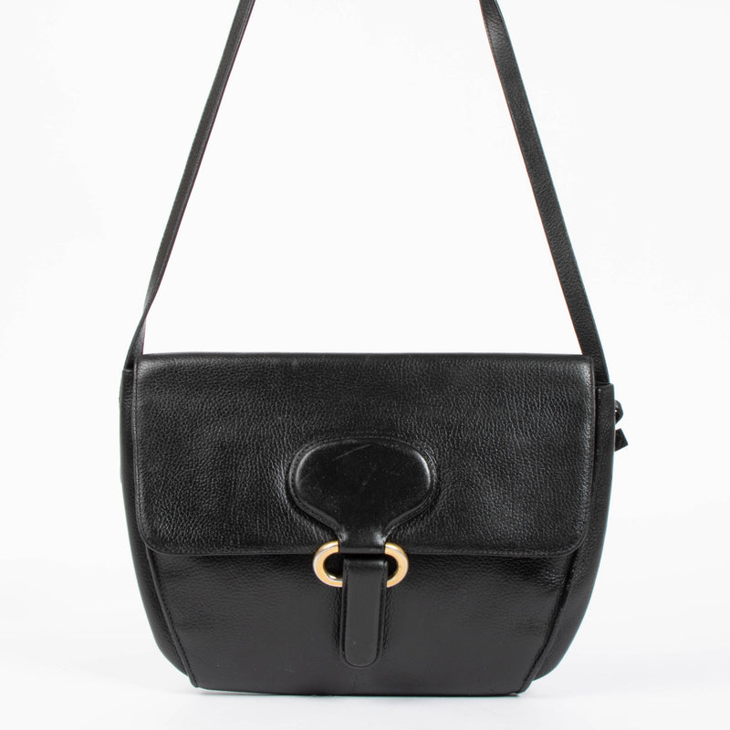 Shop this authentic delvaux black vintage Crossbody pre-loved on Labellov.com