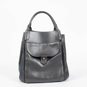 Shop this authentic delvaux grey Toile De Cuir Shoulder bag pre-loved on Labellov.com