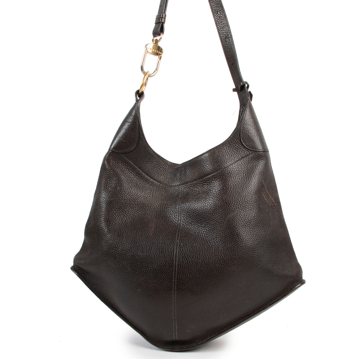 Sac à bandoulière Delvaux Satan marron