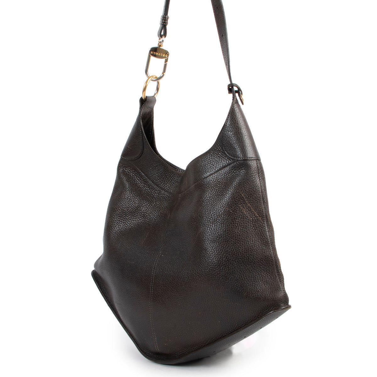 Sac à bandoulière Delvaux Satan marron