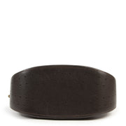 Delvaux Brown Round Top Handle Bag