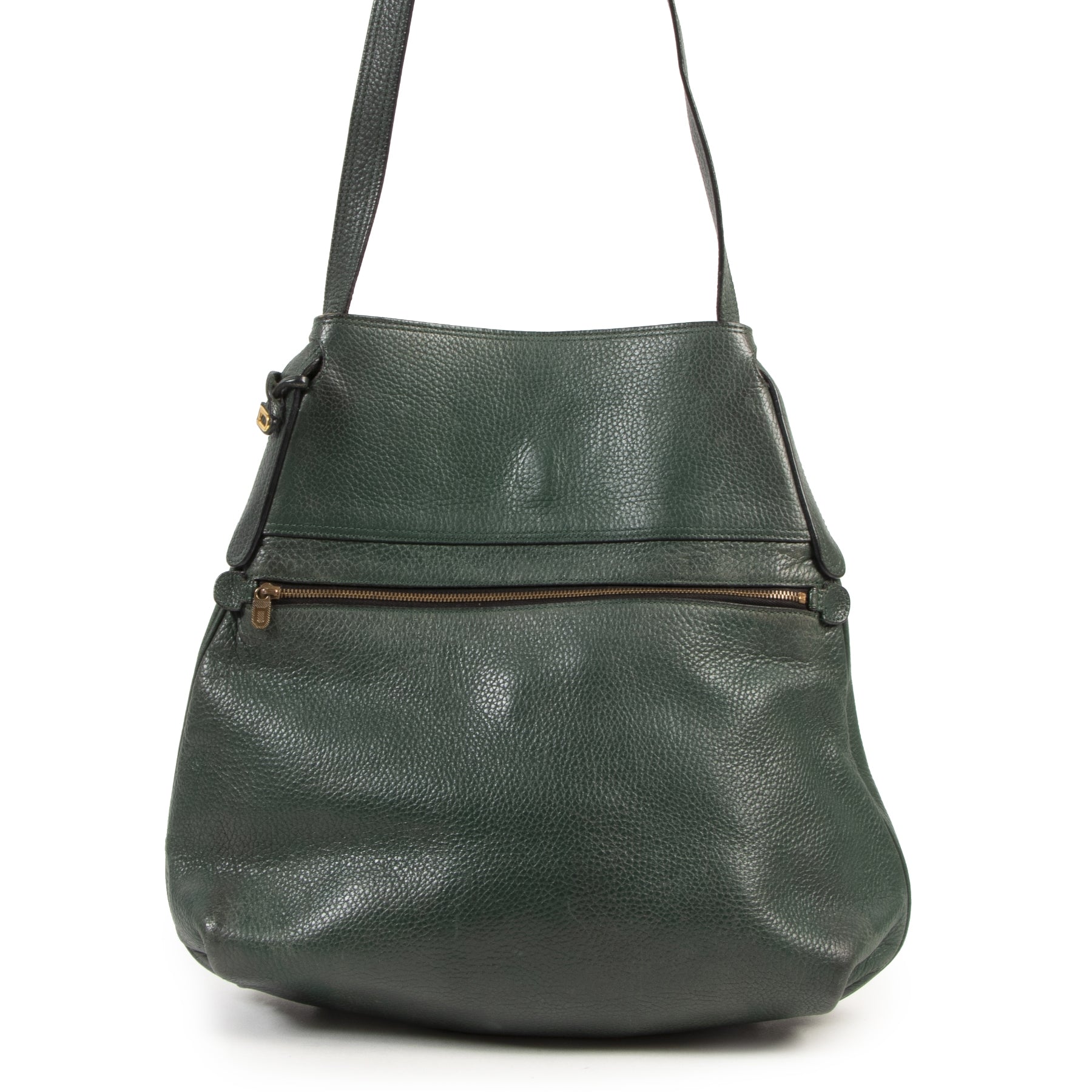 acheter en ligne seconde main Delvaux Green Faust Bag
