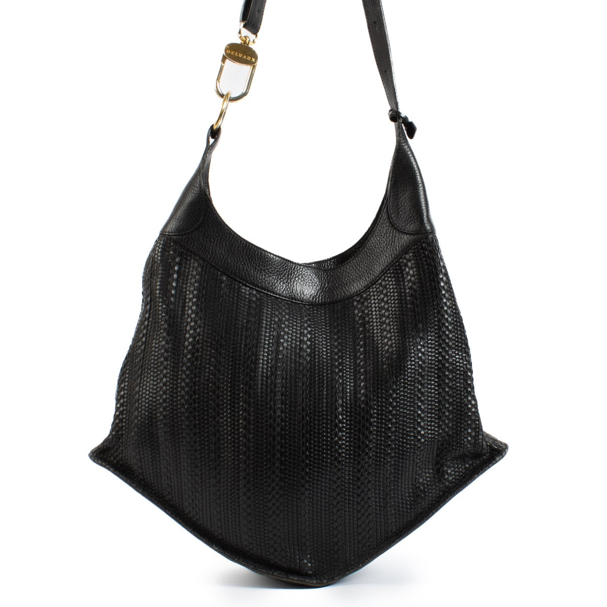 shop 100% authentic second hand Delvaux Black Satan Crossbody Bag on Labellov.com