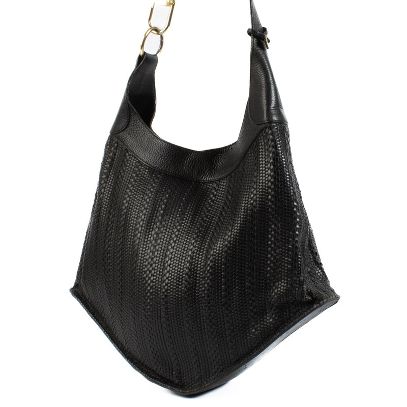 shop 100% authentic second hand Delvaux Black Satan Crossbody Bag on Labellov.com