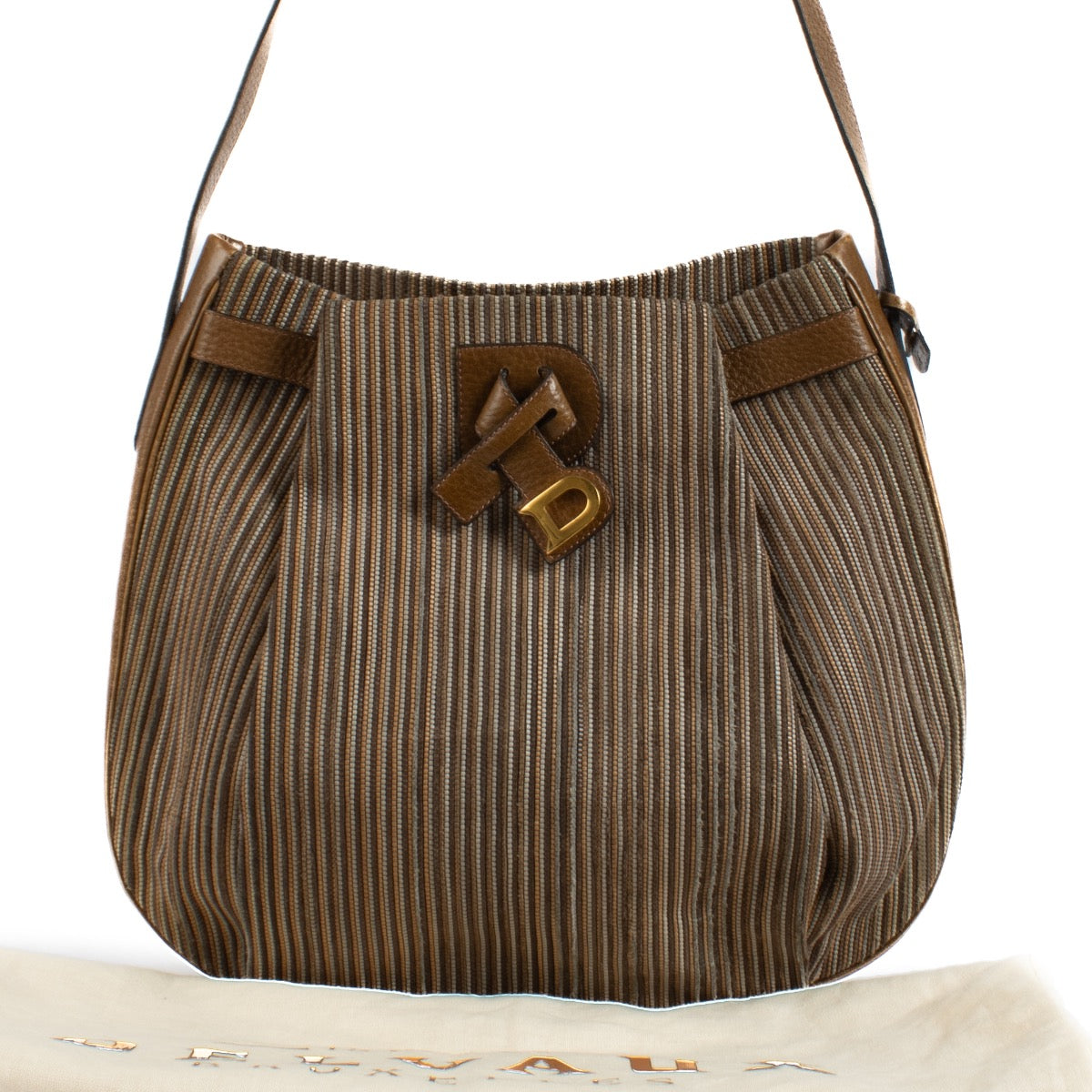 shop 100% authentic second hand Delvaux Brown Banniere Crossbody Bag on Labellov.com