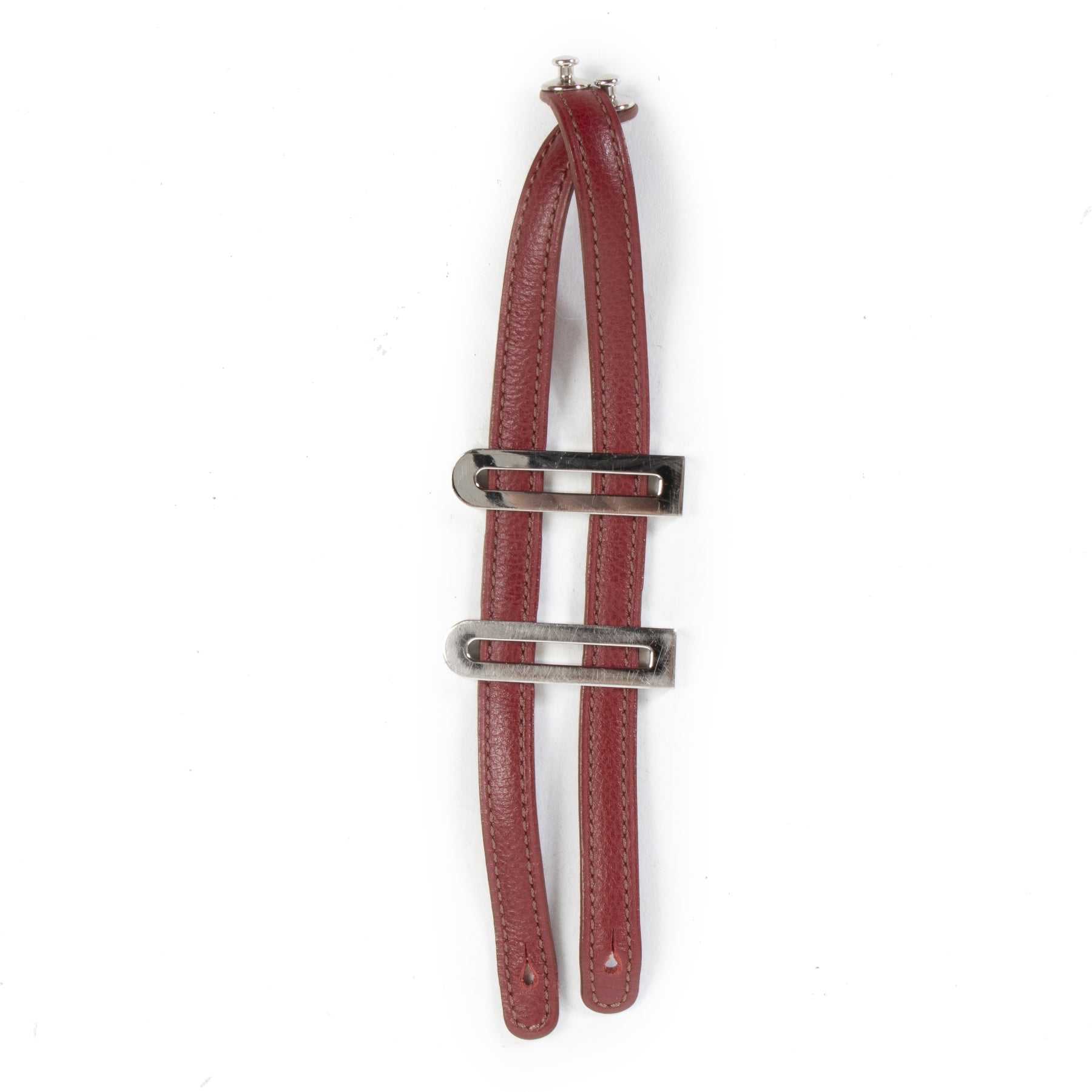 Delvaux Red Leather Bracelet pour le meilleur prix chez Labellov à Anvers