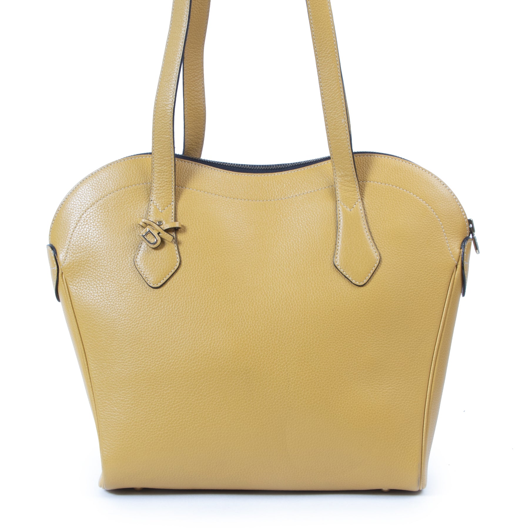 Delvaux Yellow Cachette Shopper for the best price
