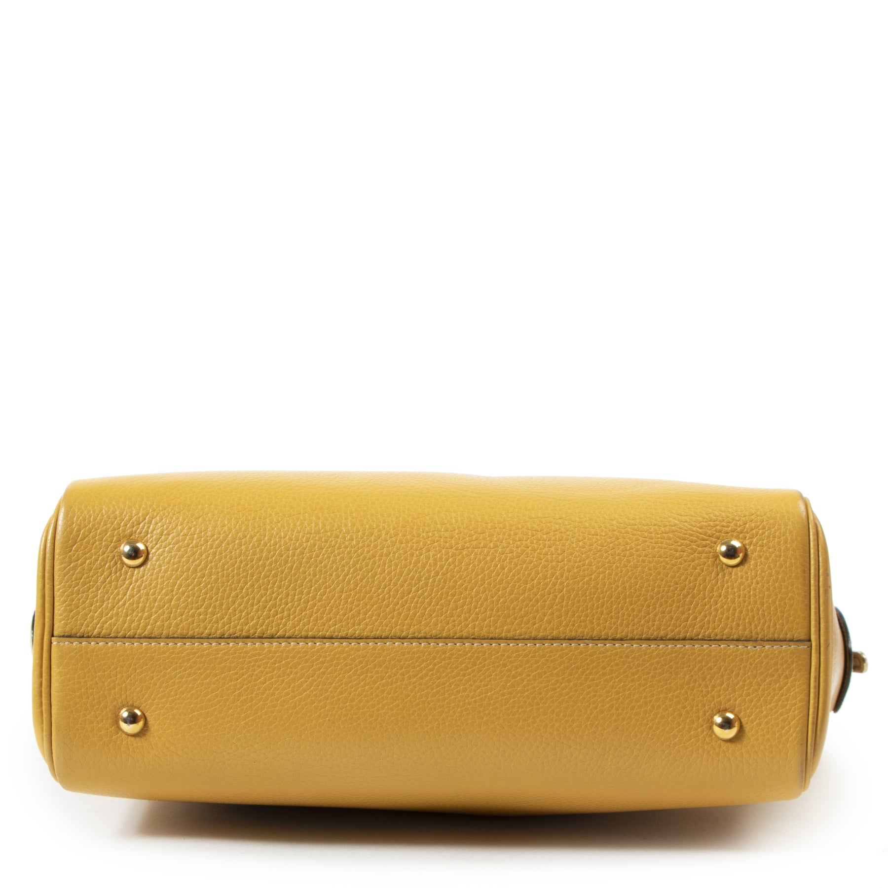 Delvaux Yellow Cachette Shopper