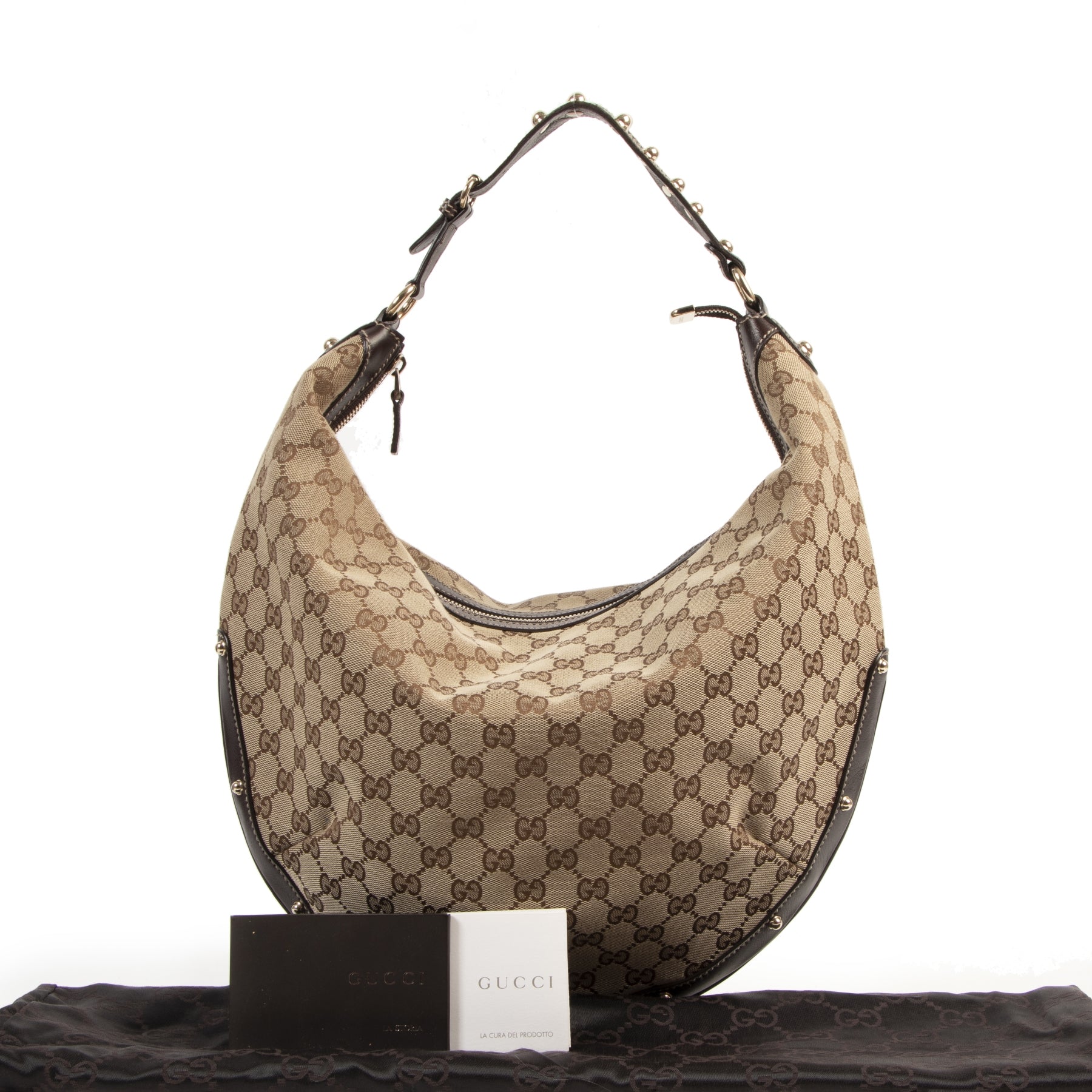 Gucci Monogram Hobo Bag