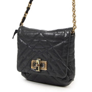 Lanvin Mini Happy Navy Crossbody Bag