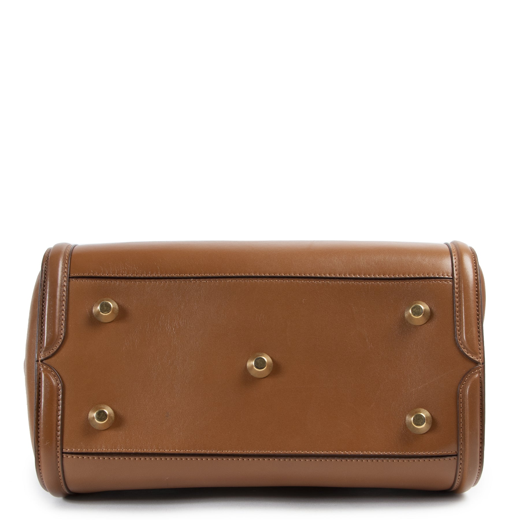 Alexander McQueen Heroine Camel Top Handle Bag