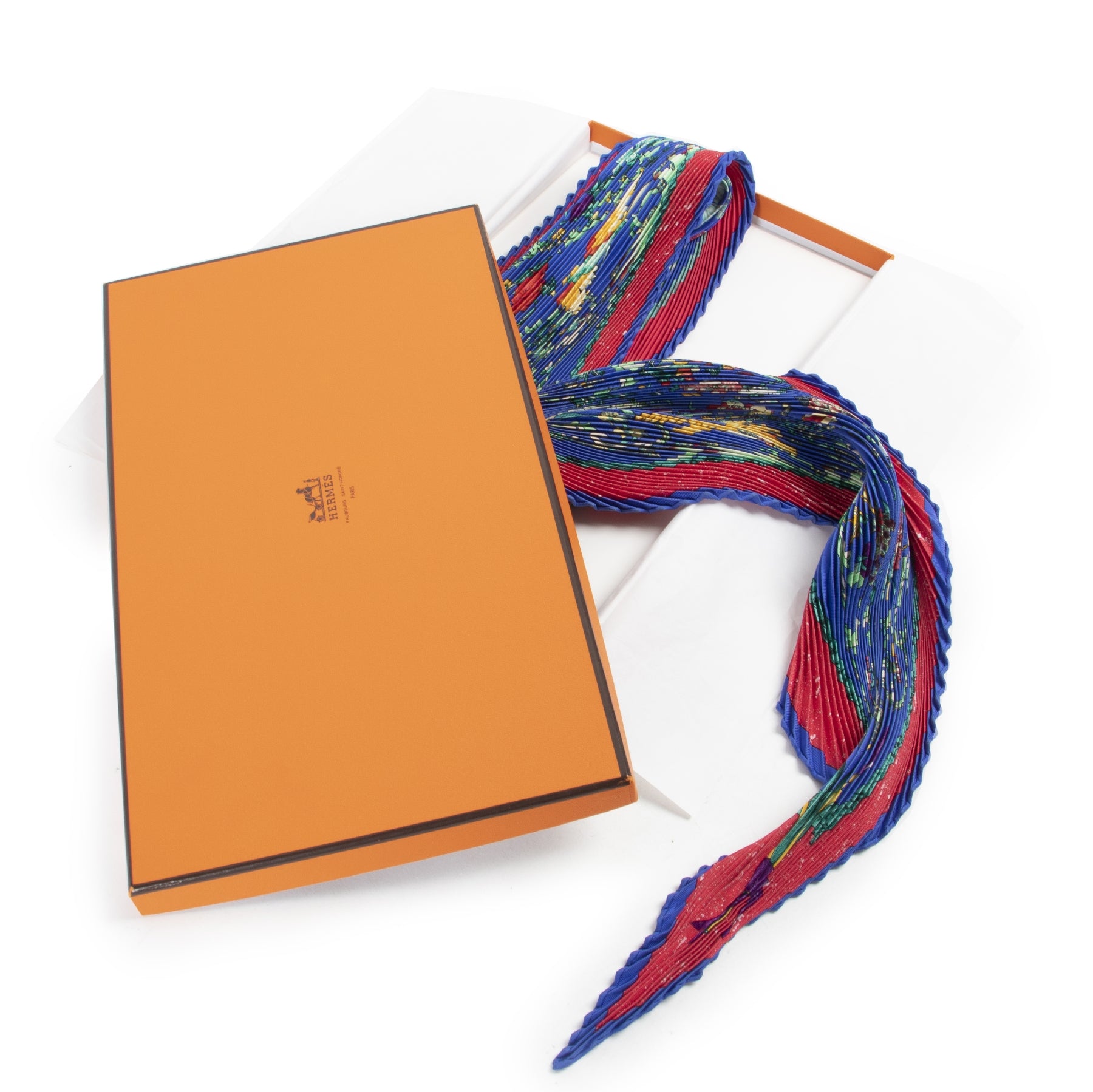 acheter en ligne seconde main Hermes Floral Plissé Carré